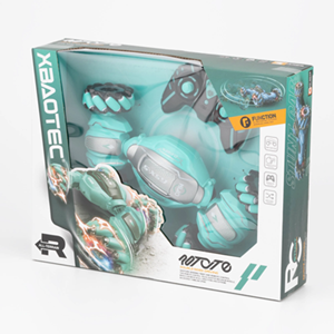 ماشین کنترلی شارژی کرمی دو حالته Stunt Remote Control Car Toy _ماشین کنترلی